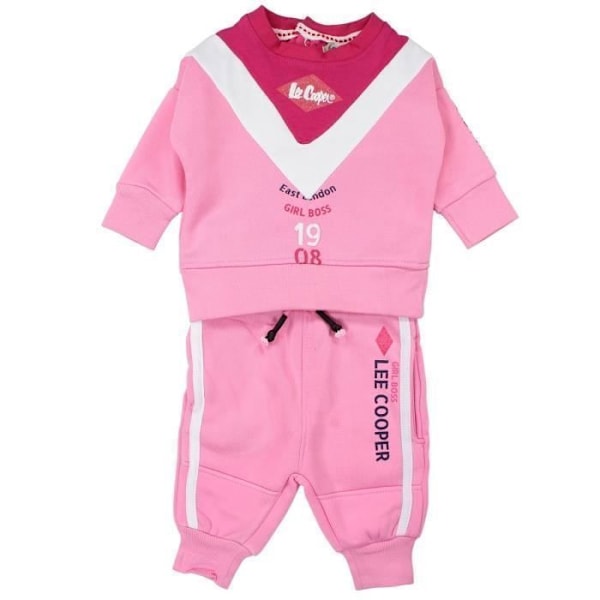 Urheiluasu - Lee Cooper - LC11662 JOG BABY S3-3M - Vaaleanpunainen - Tyttö - Monilajinen Rosa 6 månader