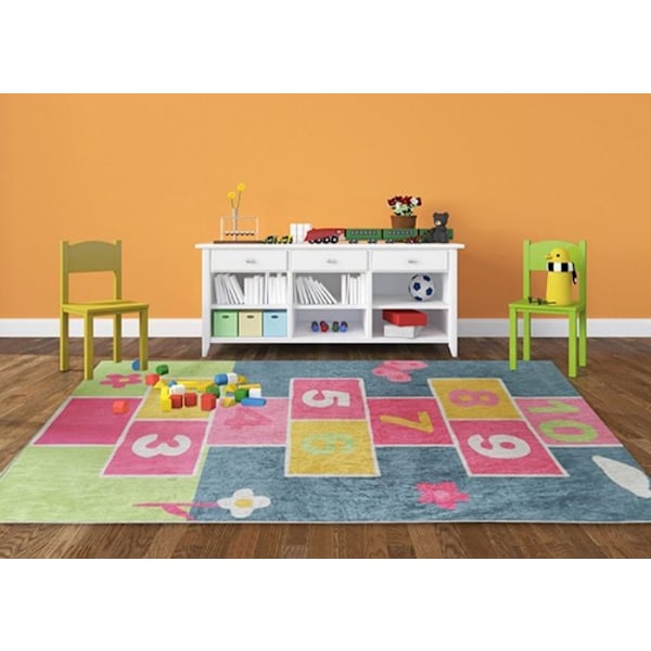 Tapi - MARELLE - 80x150 - Halkydd - Maskin Tvättbar - Modern Flerfärgad