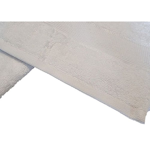 Bambus håndklæde 30 x 50 cm - Hvid Vit