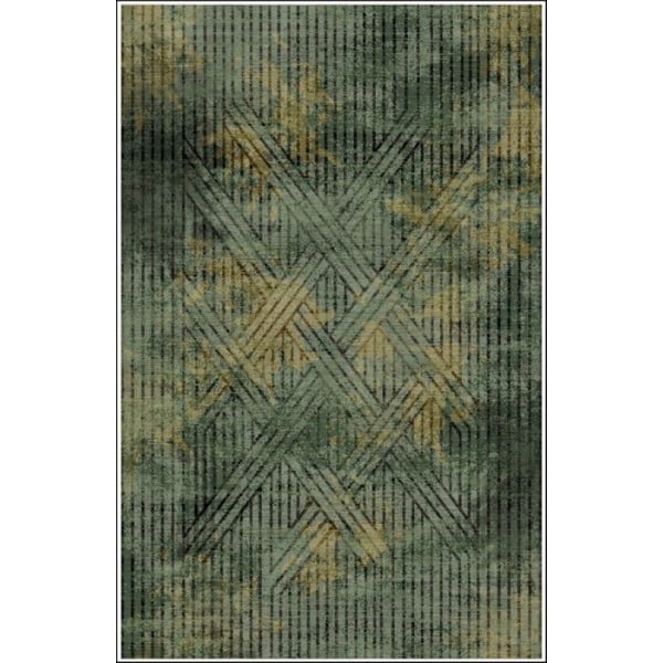 Matto - FISUN - Vihreä - 80x150 cm - Liukumaton - Konepestävä - Moderni Grön