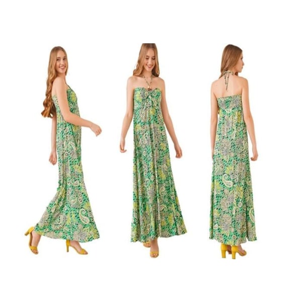 Hihattoman mekko - Merkki - Anisiksen vihreä - Koko 36 - 100% viskoosi - Pituus 124 cm - 42