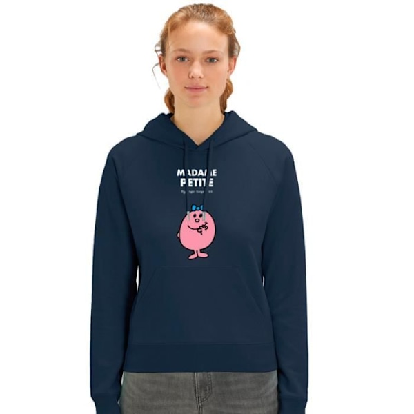 Huppari - MONSIEUR MADAME - KERMAHARSINHAPUNAINEN HARMAA - 100 % puuvillaa - Kangaroo-tasku - Pitkät hihat marinblå XS