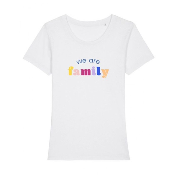 'Me olemme perhettä - T-SHIRT NAISILLE ME OLEMME PERHETTÄ VALKOINEN XXL' Vit XXL