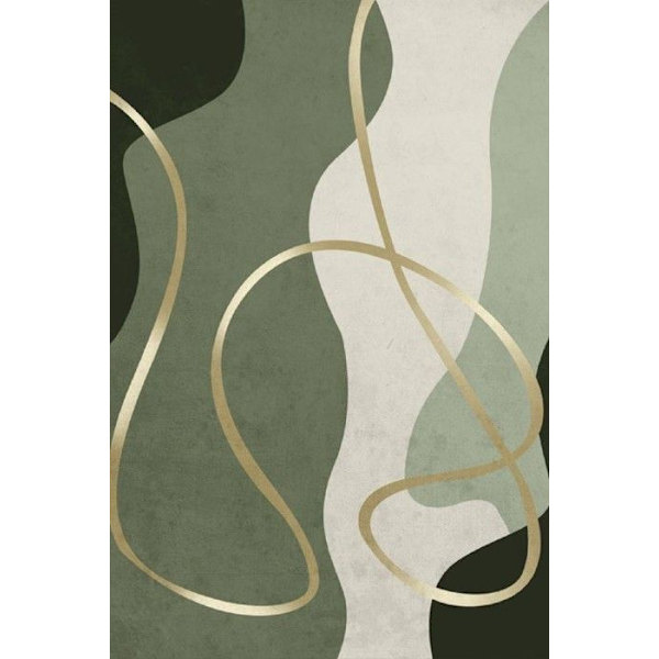 Matta - SIMPLY - 120x180 - Grön - Tjocklek 6mm - Latex baksida - Polyester Grön