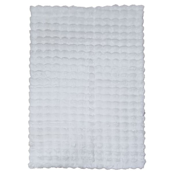 Stue tæppe 200x290 cm Polyester Toscana Hvid Toscana