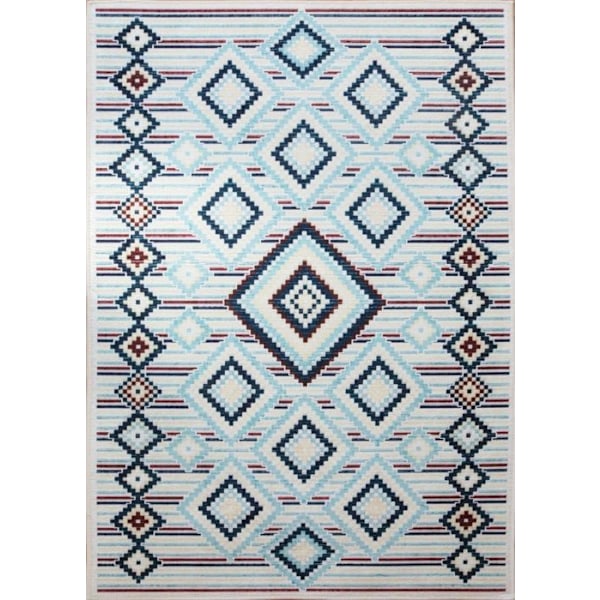 Berber tæppe - MANI TEXTILE - Blå - Syntetisk - 80x150 - Rektangulært Blå