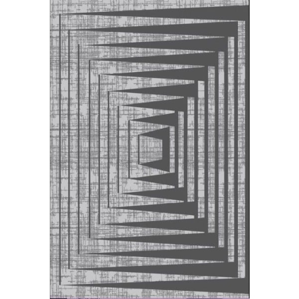 Matta - MAYA - Grå - 80x150 cm - Tjocklek 6mm - Latexbaksida - Polyester Grå