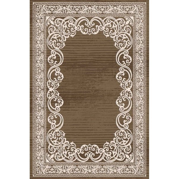 Stue tæppe 160x230 cm Polyester Orient Brun Öst