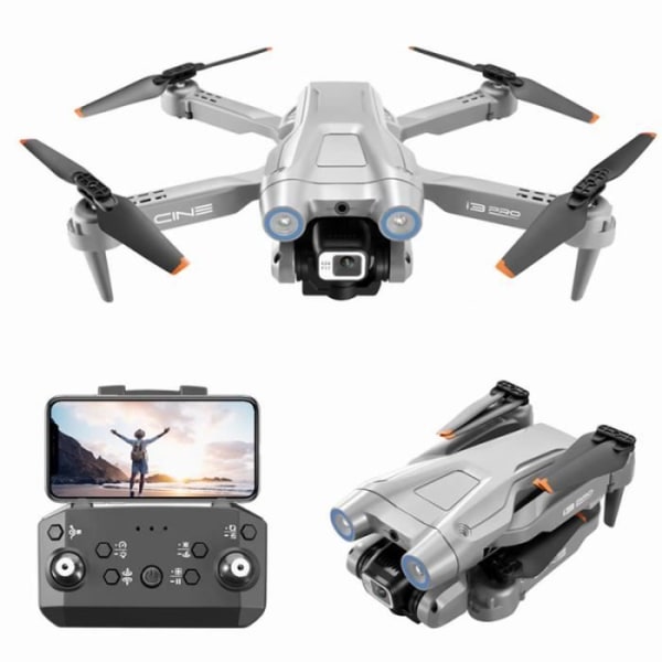 Dragon Touch Mini 4K Drone lokalisering Optical Flow - 4K HD Drone 2 kameror med kontroll 18 minuter 360° 2 batterier Vita