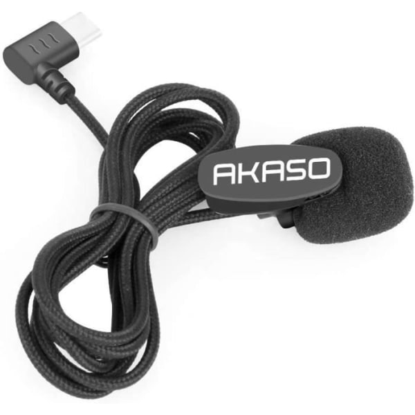 AKASO V50 Pro vattentät 4k 20 miljoner pixlar sportkamera med extern mikrofon svart