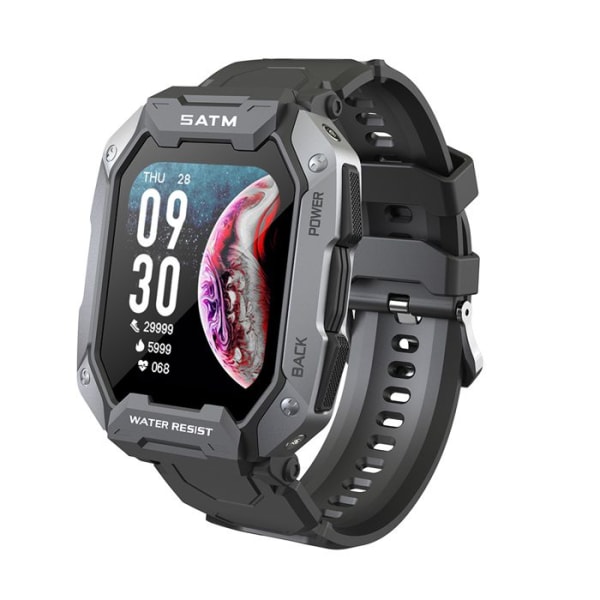 Smart Watch 1,72" Vattentät Anti-borrning Smartwatch Smart Health Monitor 24 sportlägen -SV