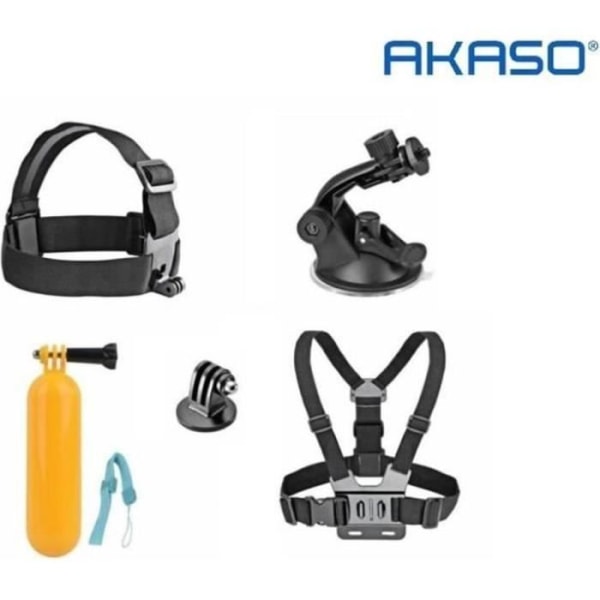 AKASO Brave 7 Le 4K Sportkamera med universella tillbehör - Svart