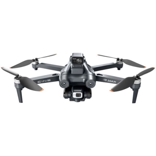 EKASN Drone 6K GPS FPV HD hopfällbar två kameror WiFi Auto Takeoff 360° Hinder Undvikande med 3 batterier - Svart