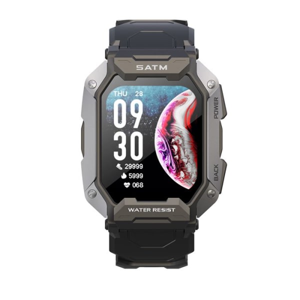 Smart Watch 1,72" Vattentät Anti-borrning Smartwatch Smart Health Monitor 24 sportlägen -SV