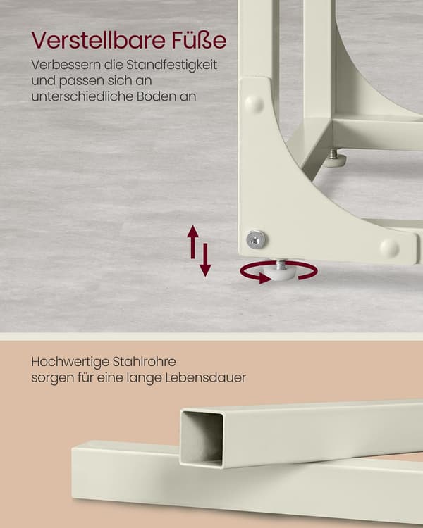 Sidobord - Utrymmesbesparande design - 30 x 40 x 62 cm