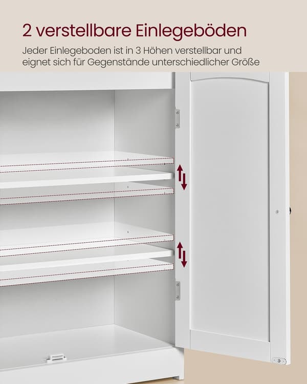 Badrumsskåp vit MDF 30x60x100 cm