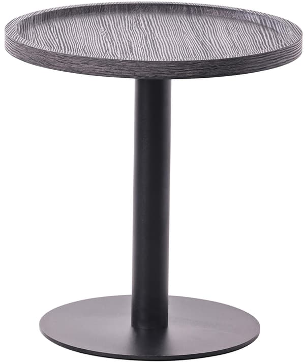 Round Side Table - Sofa Table - Hållbar design - Naturlig träfinish