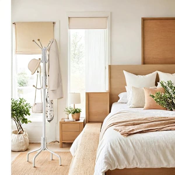 Stålklädställ vit, 55 x 55 x 180 cm – robust och hållbart