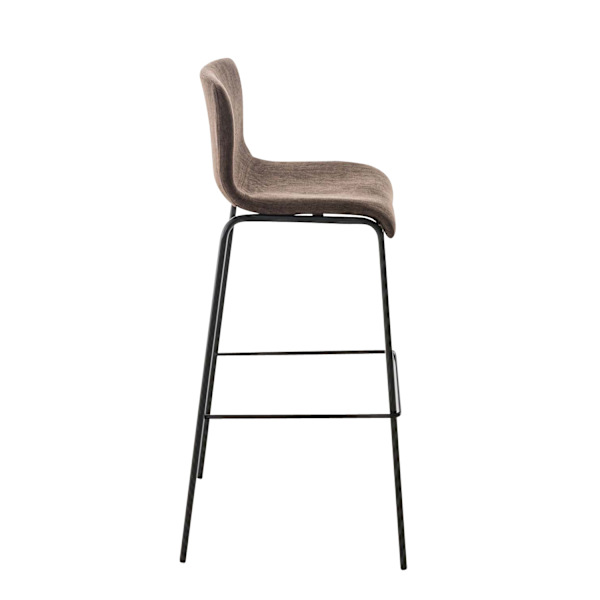 Uppsättning av 2 moderna barstolar - Högpallar - Stackbar, ergonomisk design