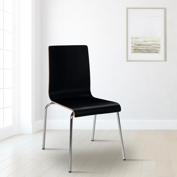 Staplingsstolar - Multifunktionella sittmöbler - Space -Saving Design, Scratch -Resistant Design | Färg: Svart