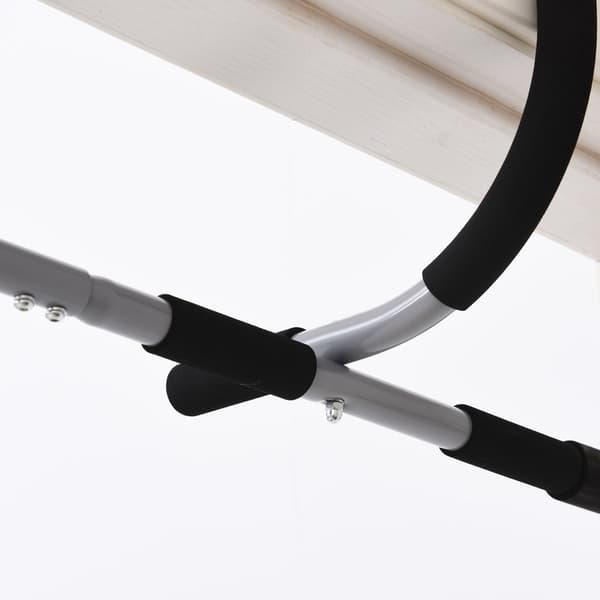Pull-up bar träningshållare för pull-ups | Färg: Svart, grå | Mått: 40x92x17 cm