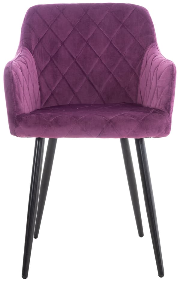 Matsalsstol - Bekväm kökstol, modern design, sammet/metallbas