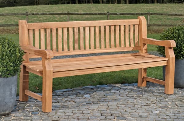 Teak Garden Bench Jackson - Solid Wood - Ergonomisk komfort