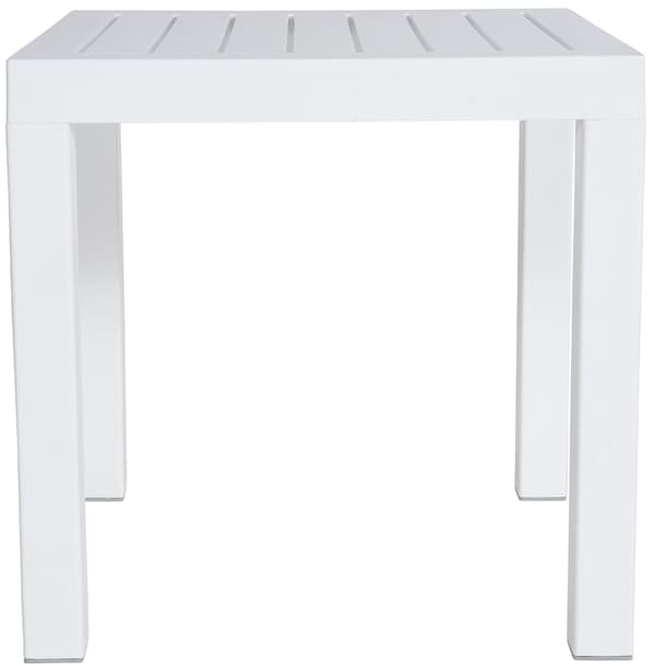 Sidobord - Elegant - Väder -resistent - Material av hög kvalitet Färg: Vit