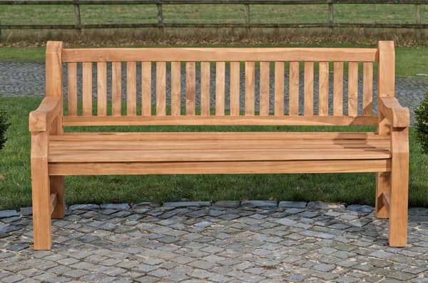 Teak Garden Bench Jackson - Solid Wood - Ergonomisk komfort