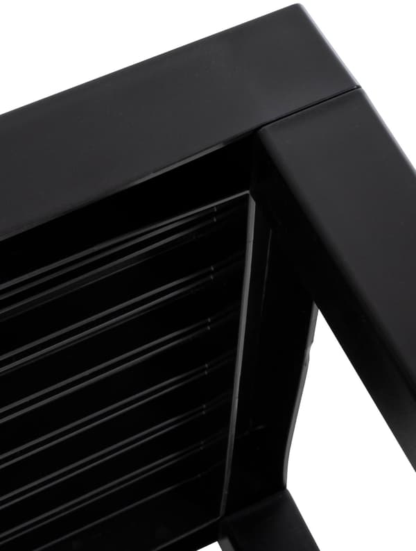 Sidobord - Elegant - Väder -resistent - Material av hög kvalitet: Svart