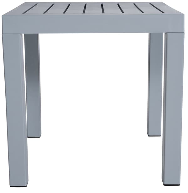 Sidobord - Elegant - Väder -resistent - Material av hög kvalitet Färg: Grå