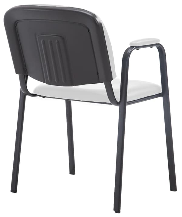 Konferensstol Artificial Leather - Stack Chair - Space -sparing och bekväm | Färg: Vit