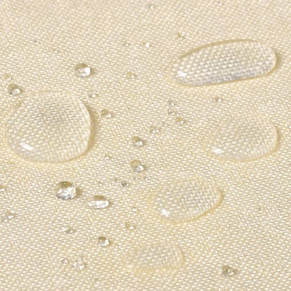Duk i linnelook | Champagne 130x160 cm