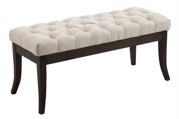 Tyg SOFA - Designer Sofa - Elegant extra sittrum för gäster | Färg: Crème | Storlek: 150 cm