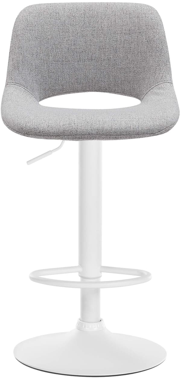 Barstol i tyg och metall - Luxury Kitchen Pall - Diselable & 360 ° Rotatable