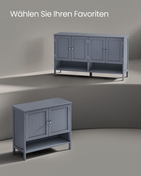 Skoskåp - förvaring - lantlig stil - grå - 35 x 80 x 70 cm
