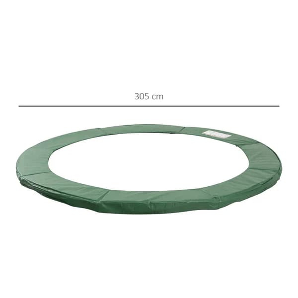 Trampolinkantskydd Ø305 cm - Säkerhetskant | Färg: Grön