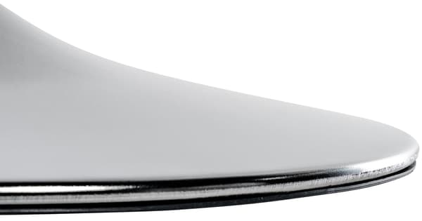 Rund golvplatta för barstol - Metallbottenplatta | Krom | Ø 385 mm