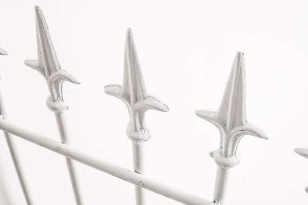 Rustic Climber Support - Nostalgic Plant Support - Handmade Iron Design | Färg: Vit