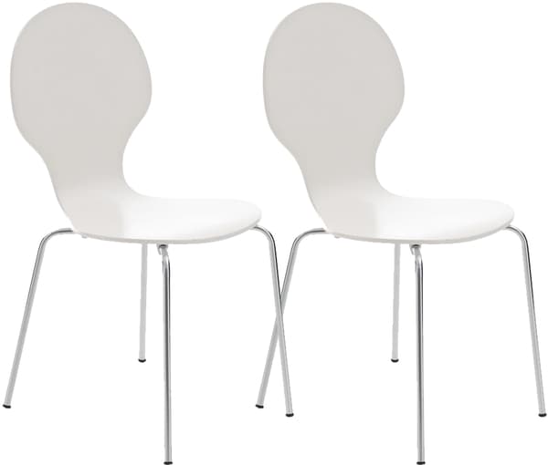 2x Stackbara besökarstolar - Ergonomisk säte - Space -Saving Design | Färg: Grönt