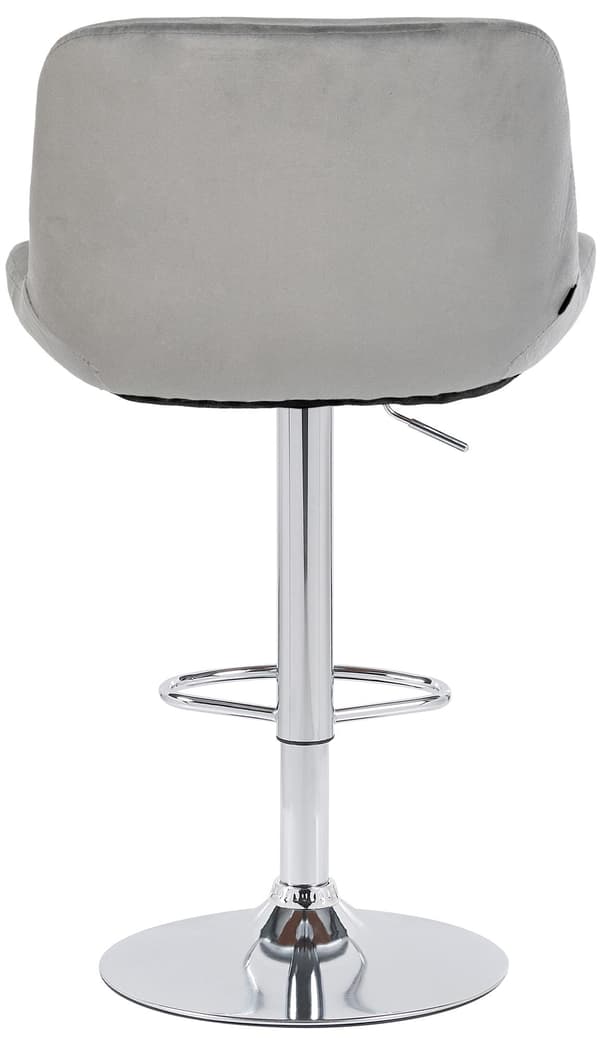 Barstol Chrome Frame - Hög avföring - Justerbar och roterbar, optimal sittkomfort