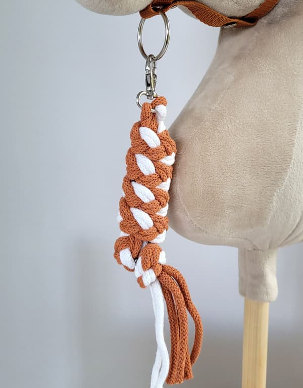 Halsters som är avsedd för Hobby Horse - Nylon Halster - Extra komfort genom vitt pälsfoder