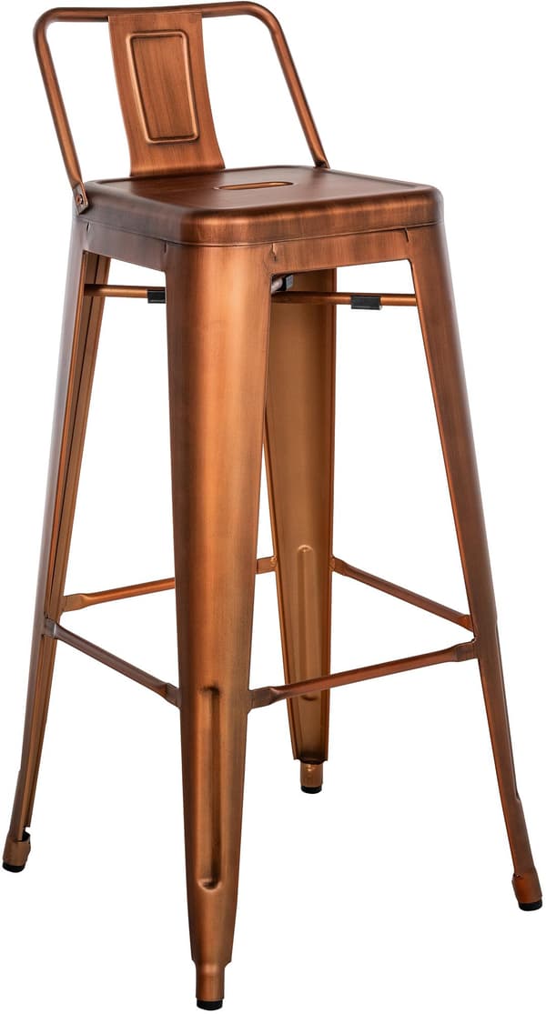 Klassisk barstol - Retro Stool - Ultimate Stability and Comfort | Färg: Silver