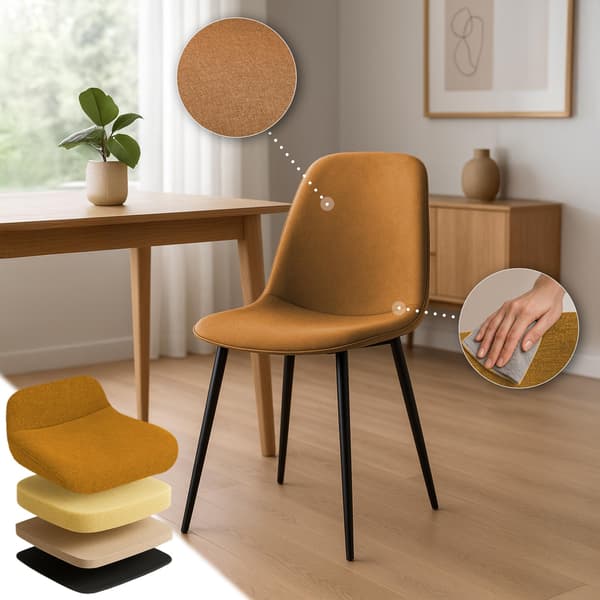 Matsalsstol - Kökstol - Samtida komfort, högkvalitativ sammet/textil