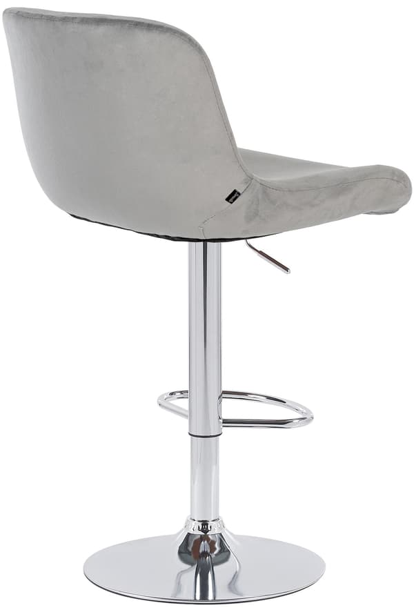 Barstol Chrome Frame - Hög avföring - Justerbar och roterbar, optimal sittkomfort