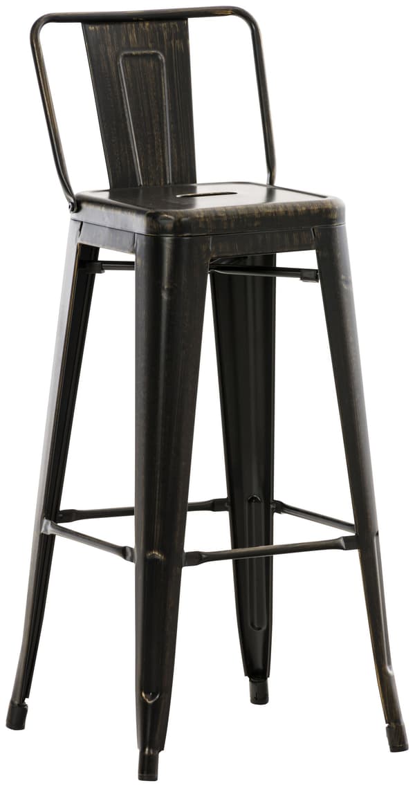 Klassisk barstol - Retro Stool - Ultimate Stability and Comfort | Färg: Silver