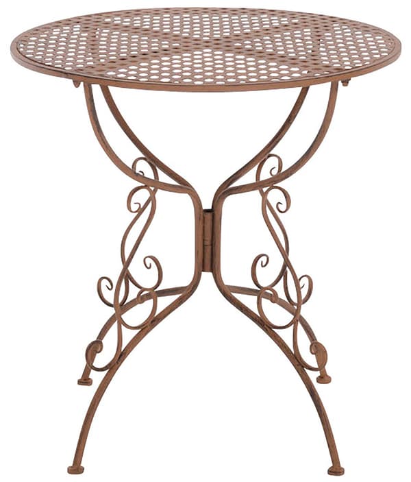 Nostalgic Garden Table - Retro Design - Handmade & Stable Iron | Färg: Vit