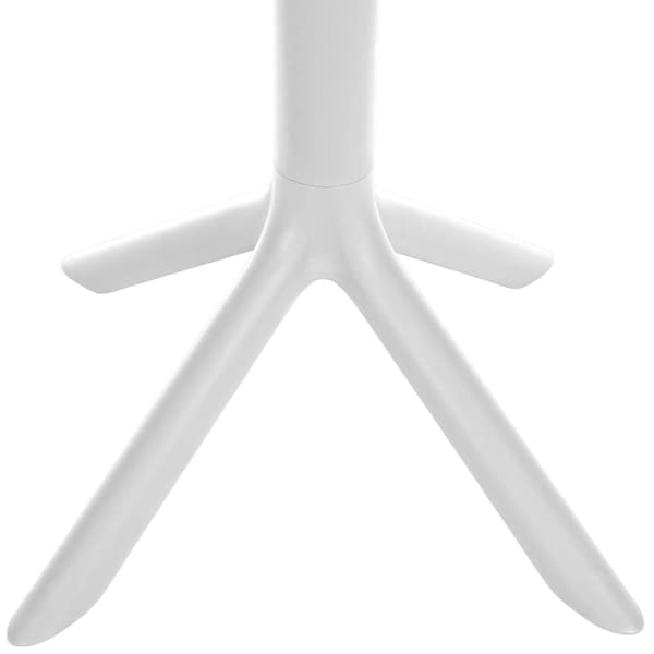 White Garden Table - Balkon Table - Weather -Resistant & Space -Saving Design