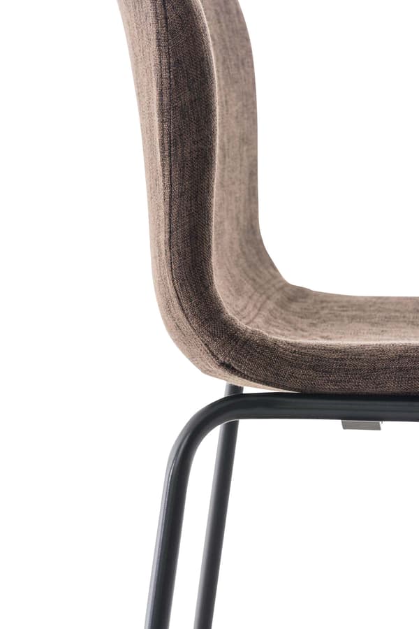 Uppsättning av 2 moderna barstolar - Högpallar - Stackbar, ergonomisk design