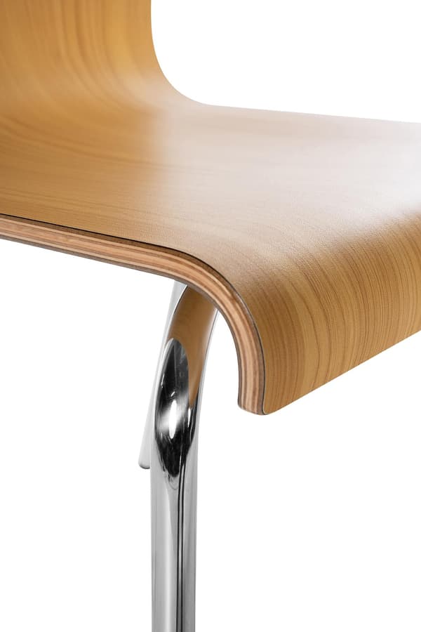 Staplingsstolar - Multifunktionella sittmöbler - Space -Saving Design, Scratch -Resistant Design | Färg: Naturen